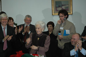 Fabio Pistella, Rita Levi Montalcini, Francesco Storace